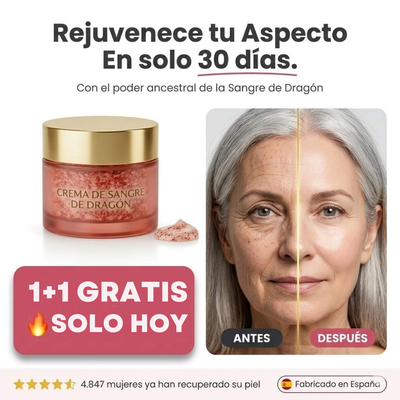 1 + 1 GRATIS Crema Rejuvenecedora de Sangre de Dragón