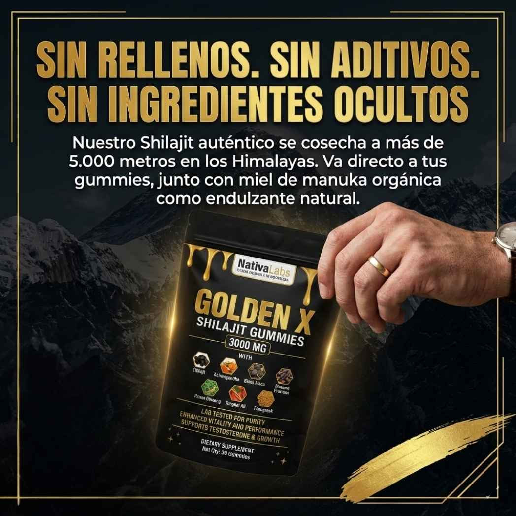 GOLDEN X™:  Consigue un miembro +3"cm, más largo y firme