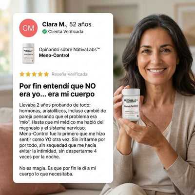 Meno-Control®: El fin de los sofocos, el inicio de tu control.